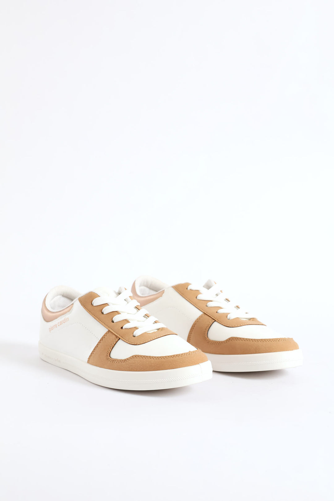 Colour Block Sneaker - White/Beige