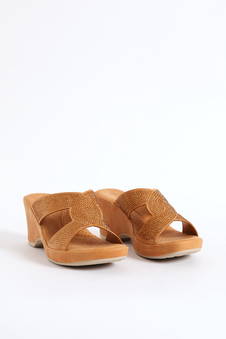 Bling Sandal - Tan
