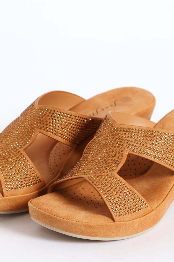 Bling Sandal - Tan