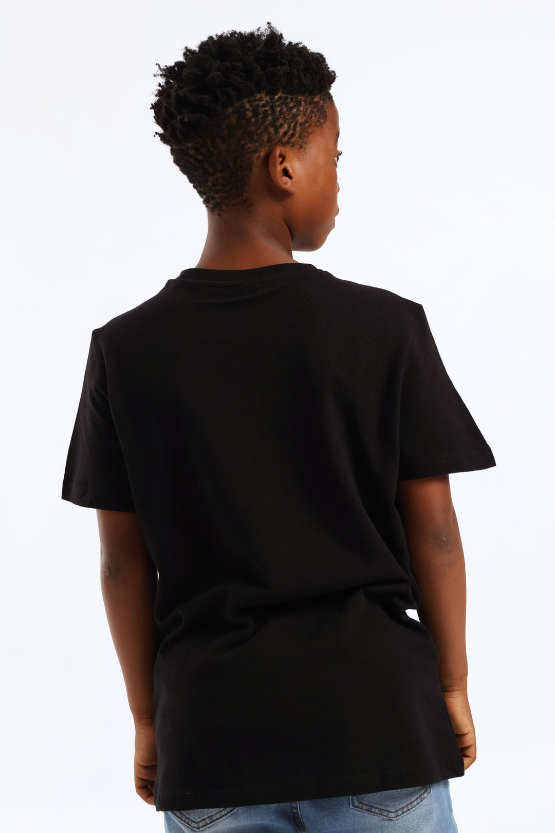 Boys Pique T-Shirt - Black