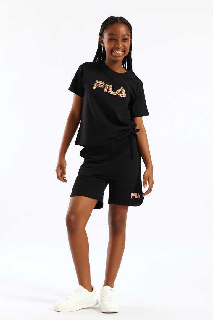 Girls Giulia Top - Black