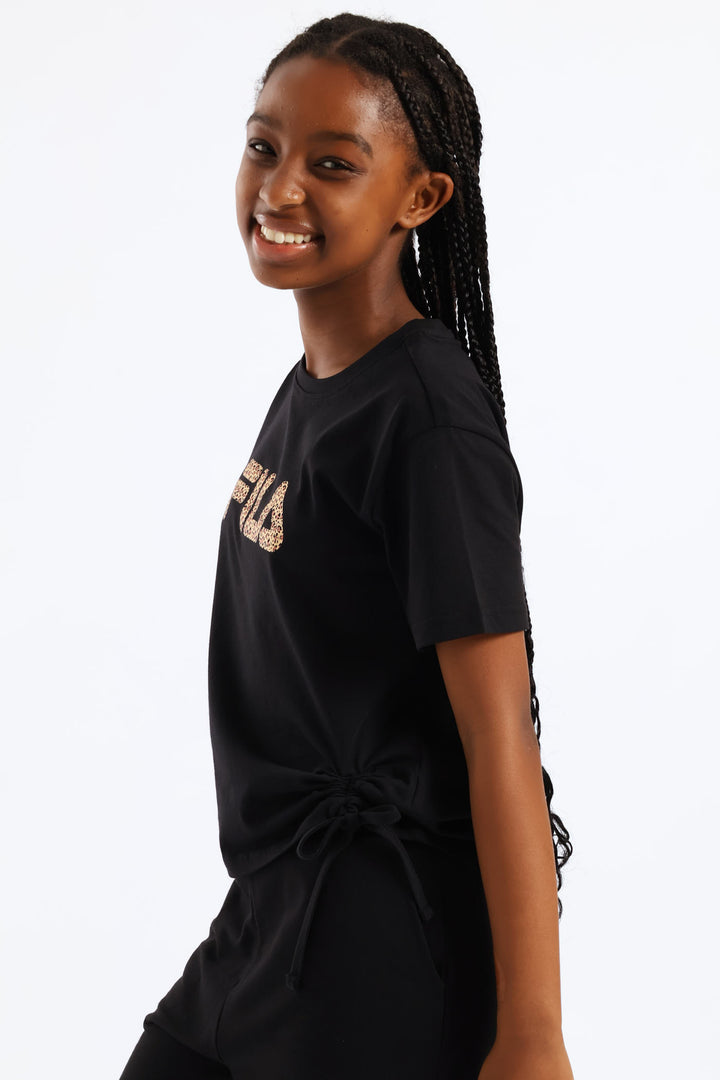 Girls Giulia Top - Black