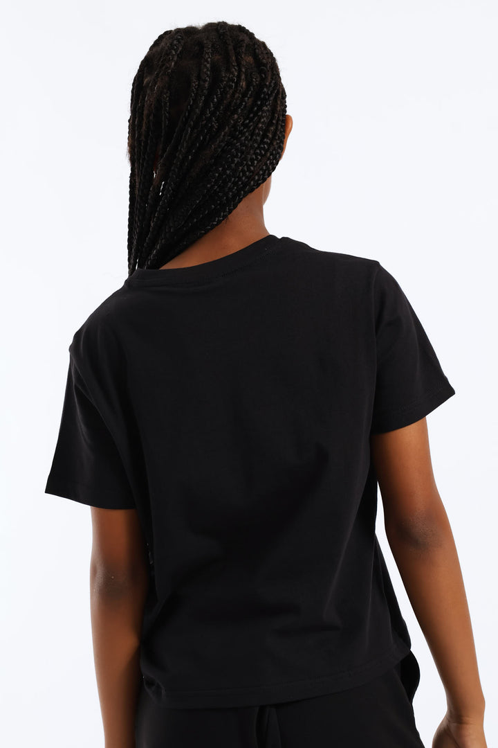 Girls Giulia Top - Black