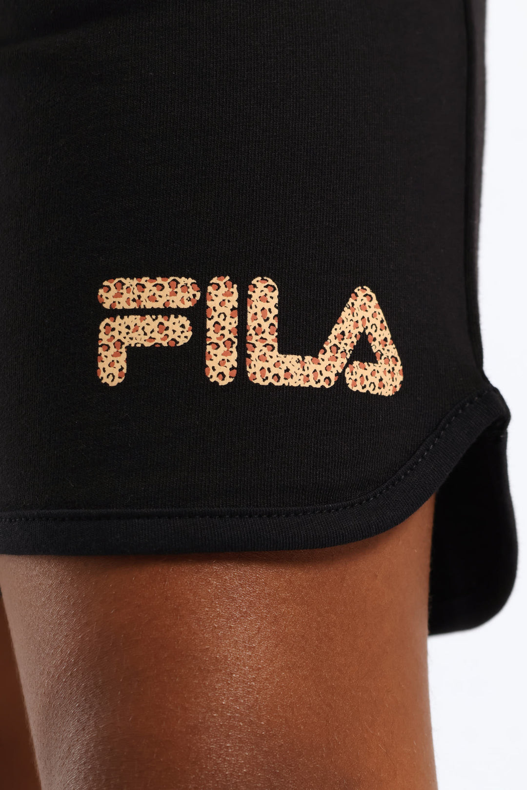 Girls Giulia Fleece Shorts - Black