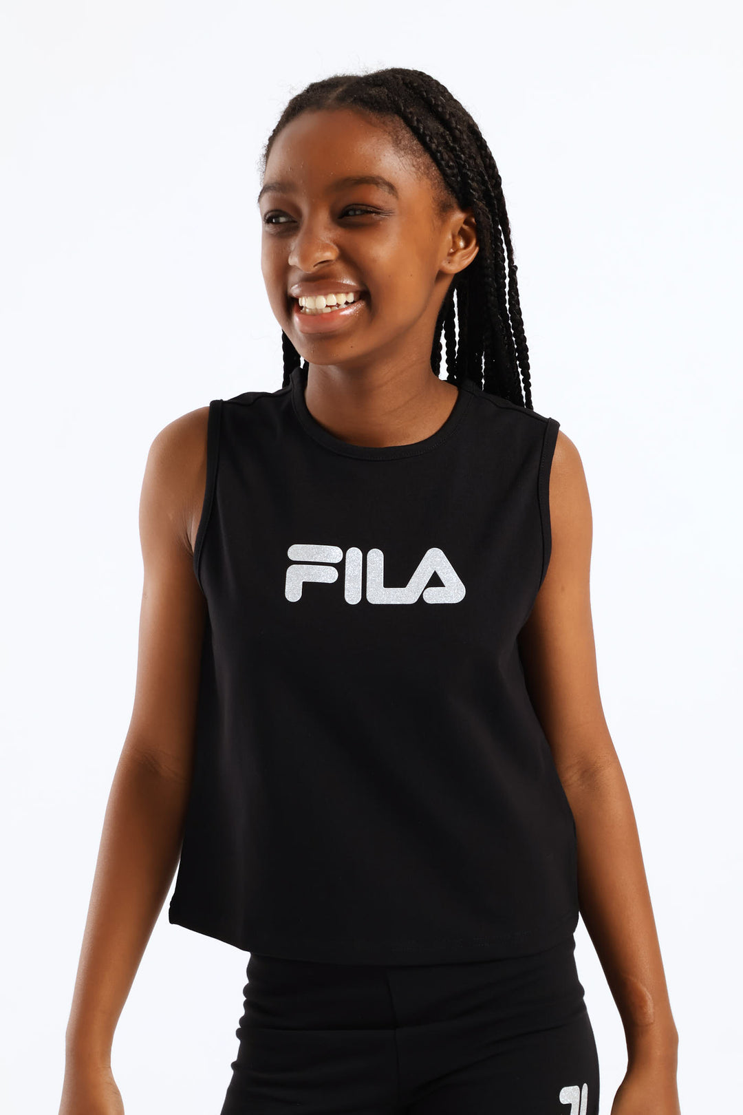 Girls Adele Vest - Black