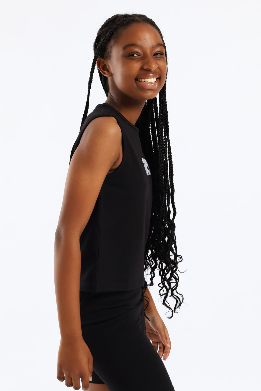 Girls Adele Vest - Black