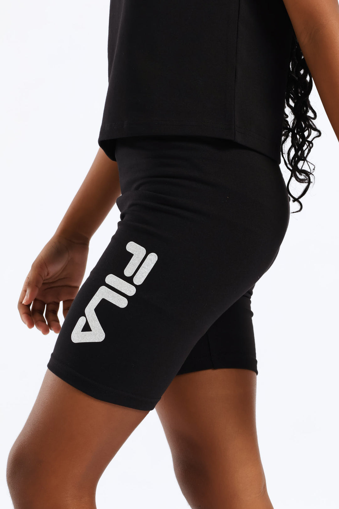Girls Adele Cycle Shorts - Black