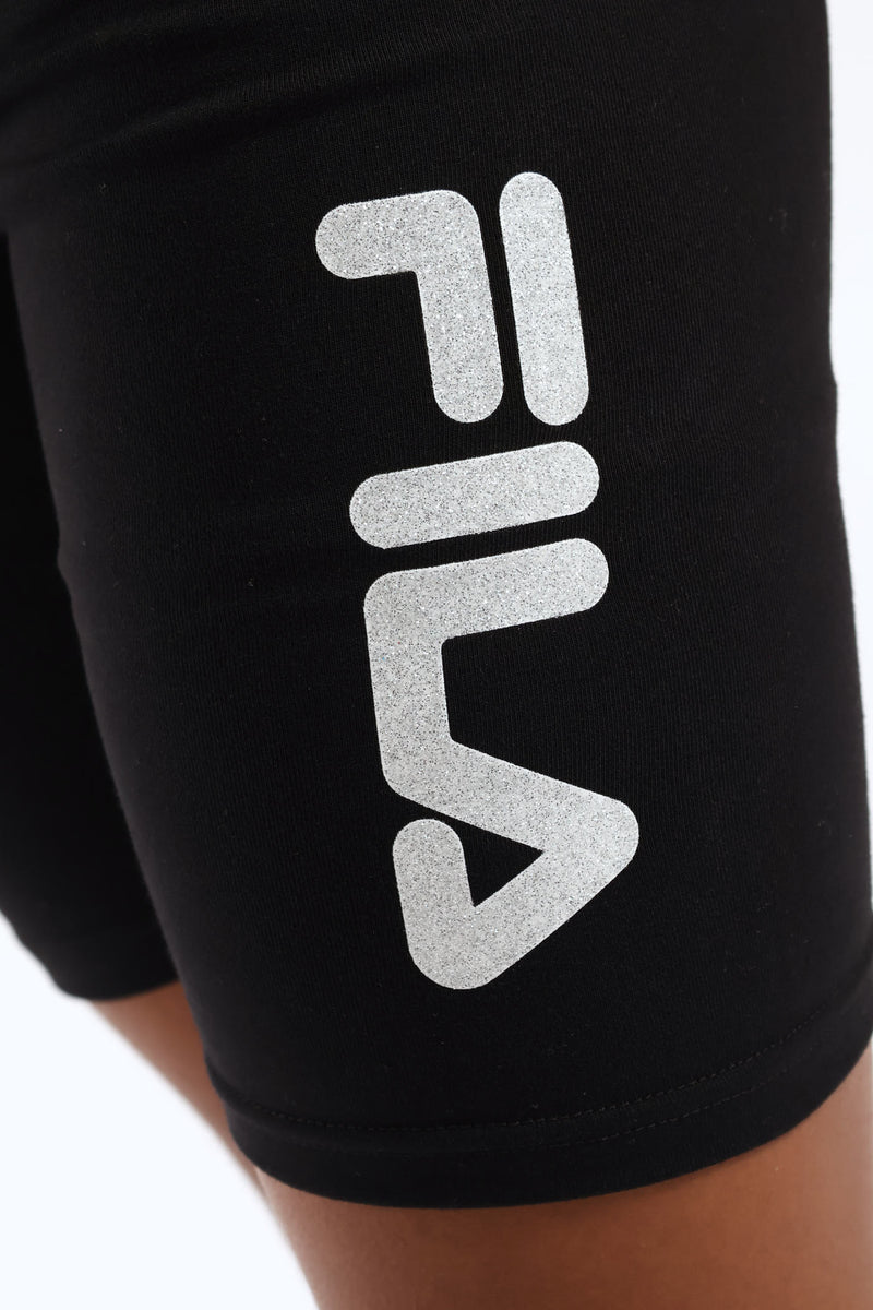 Girls Adele Cycle Shorts - Black