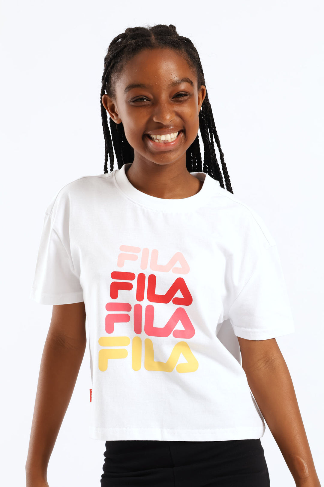 Girls Cianna Tee - White