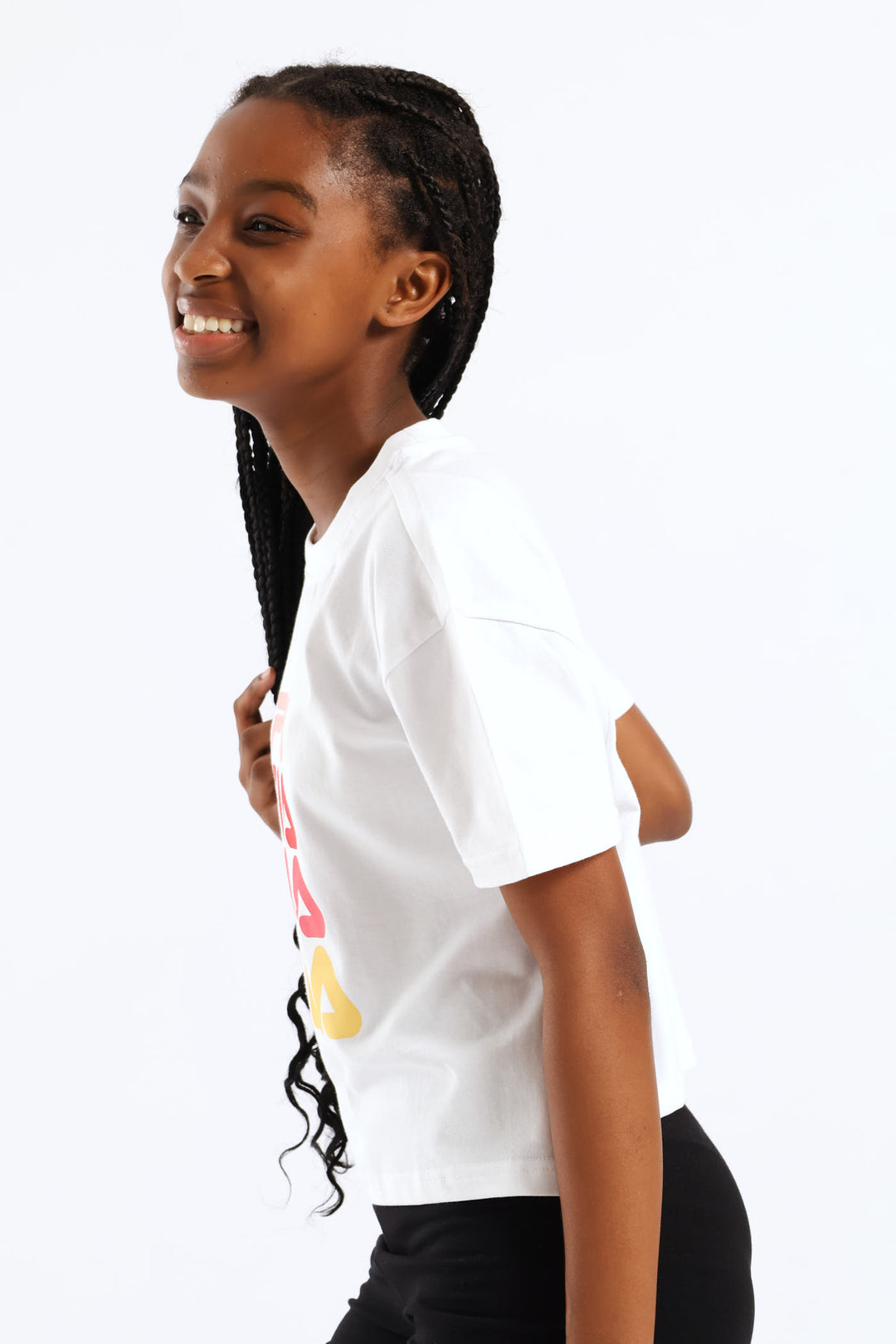 Girls Cianna Tee - White