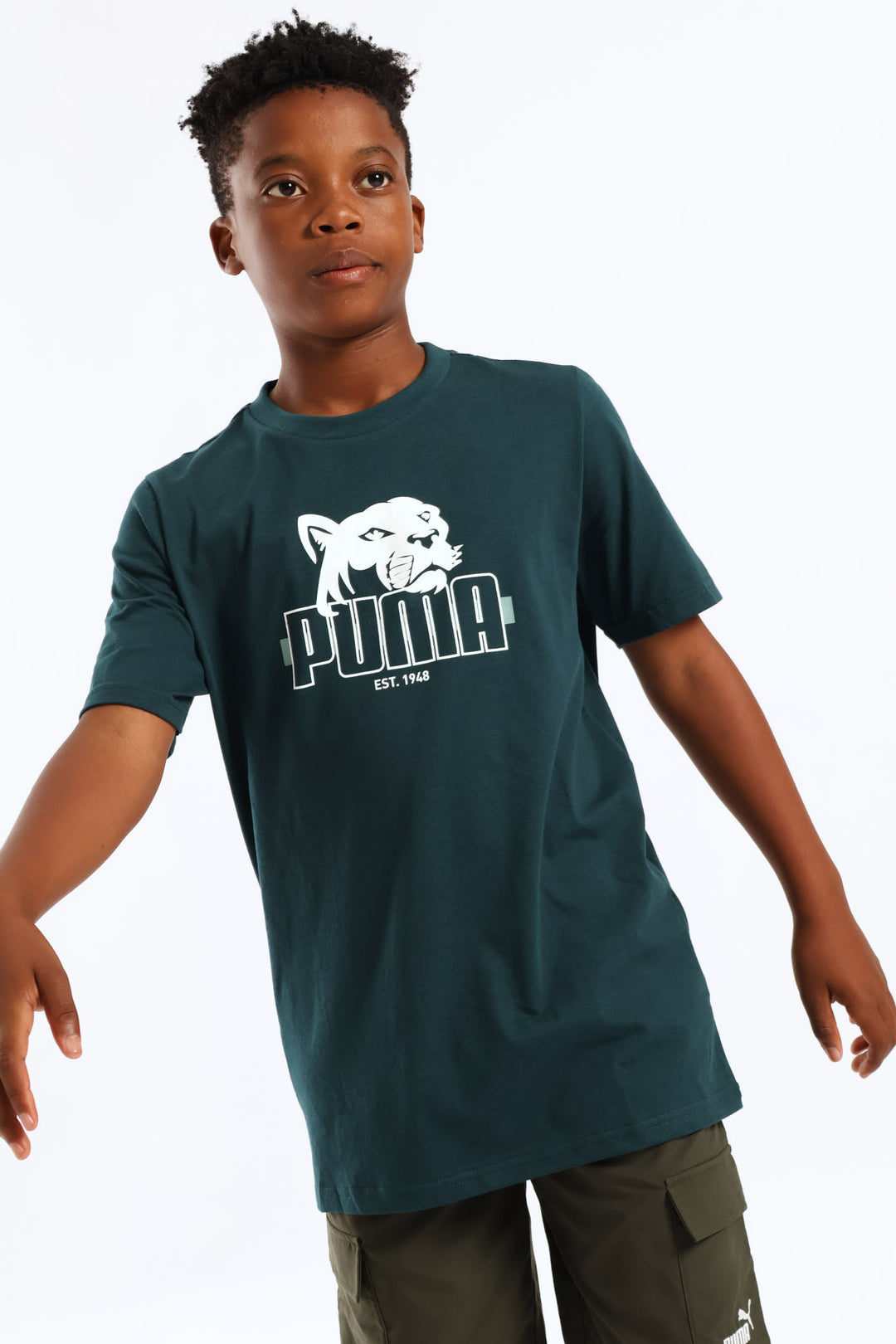 Boys Graphic Foundation Tee - Teal