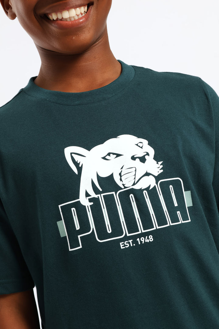 Boys Graphic Foundation Tee - Teal