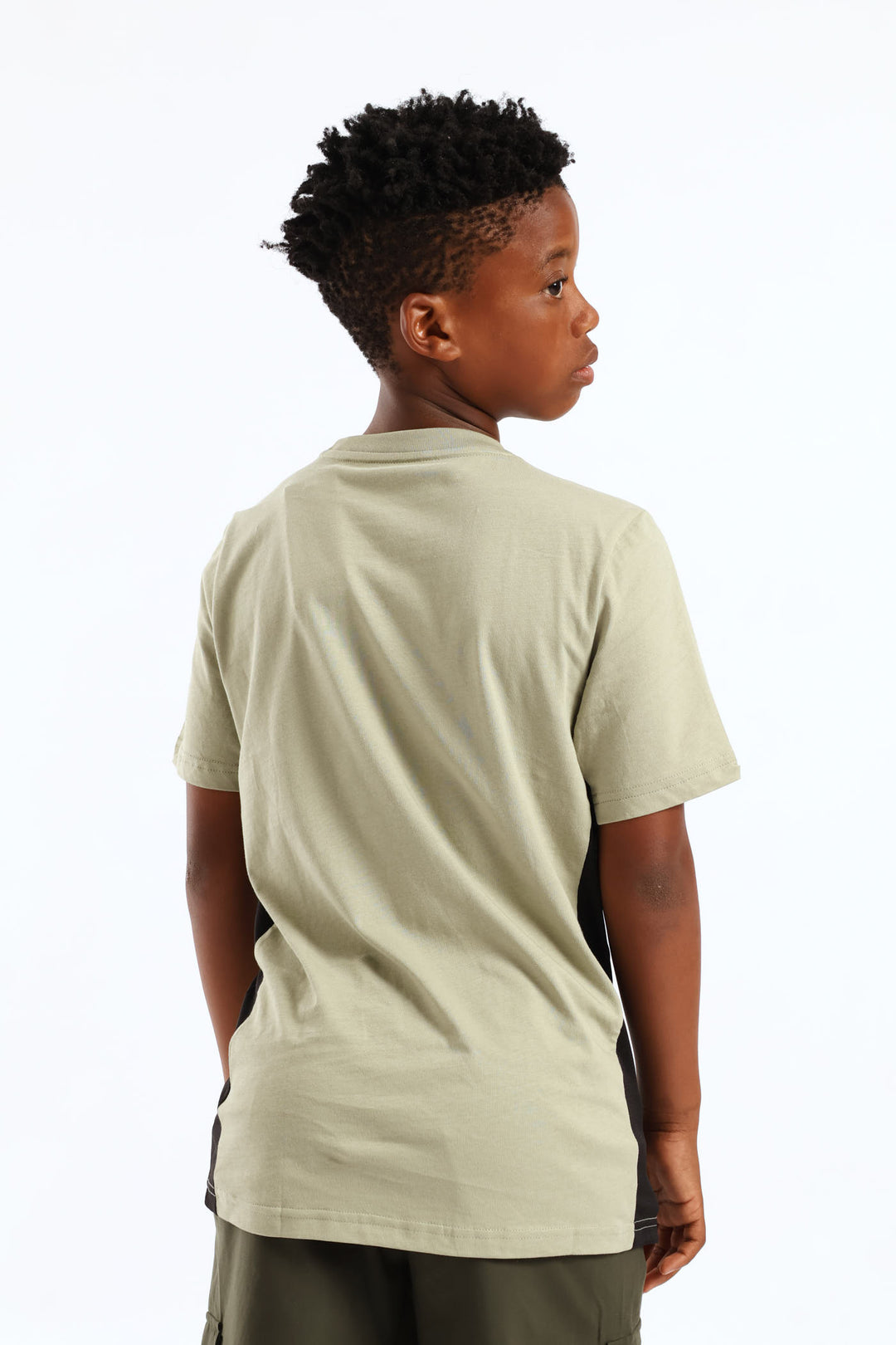 Boys Active Sports Tee - Army Green
