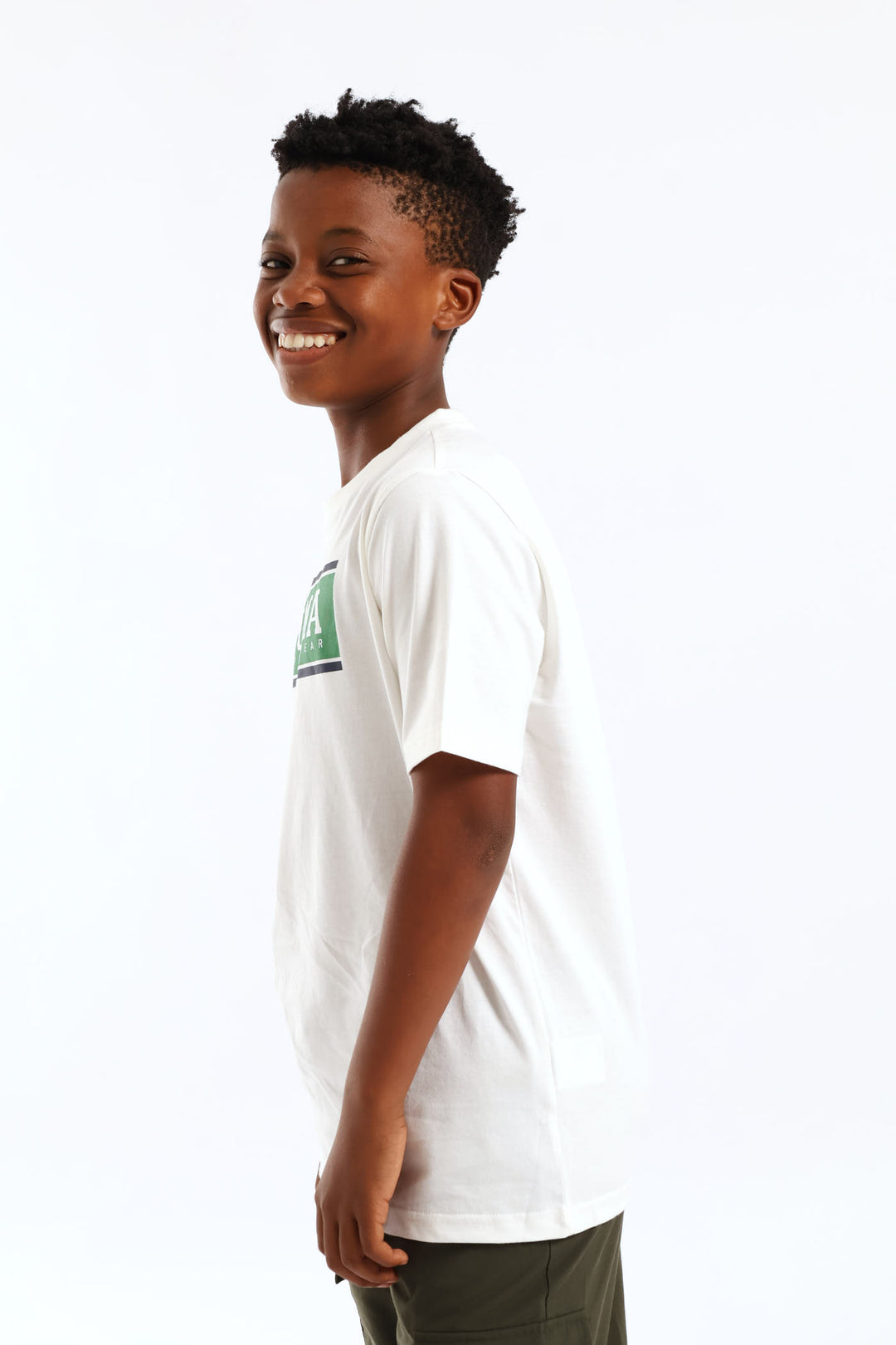 Boys Water Sports Print Tee - White