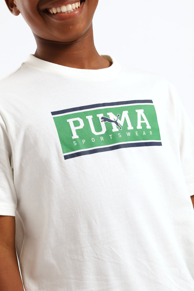 Boys Water Sports Print Tee - White