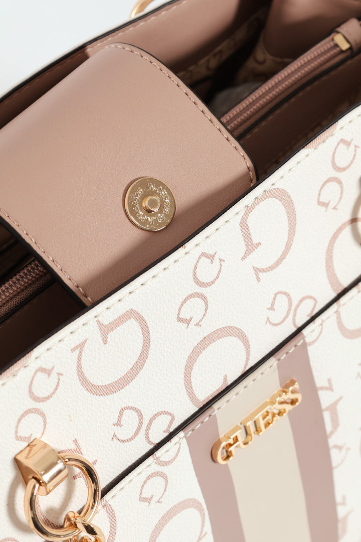 Brecken Satchel Bag - Rose