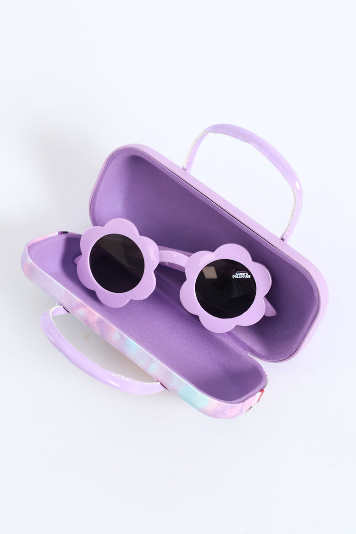 Pre-Girls Gabby's Dollhouse Sunnies & Case Set - Lilac
