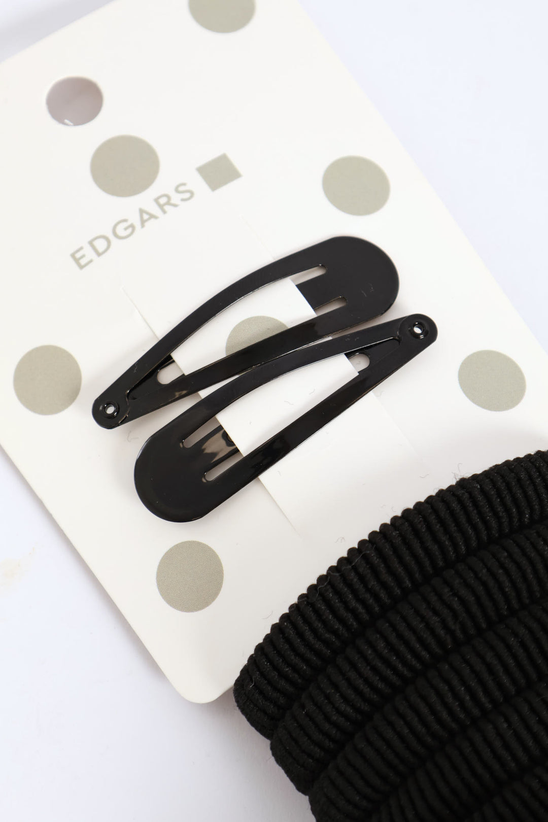 Girls Back To School Clip, Hairing & Scrunchie Combo - Black