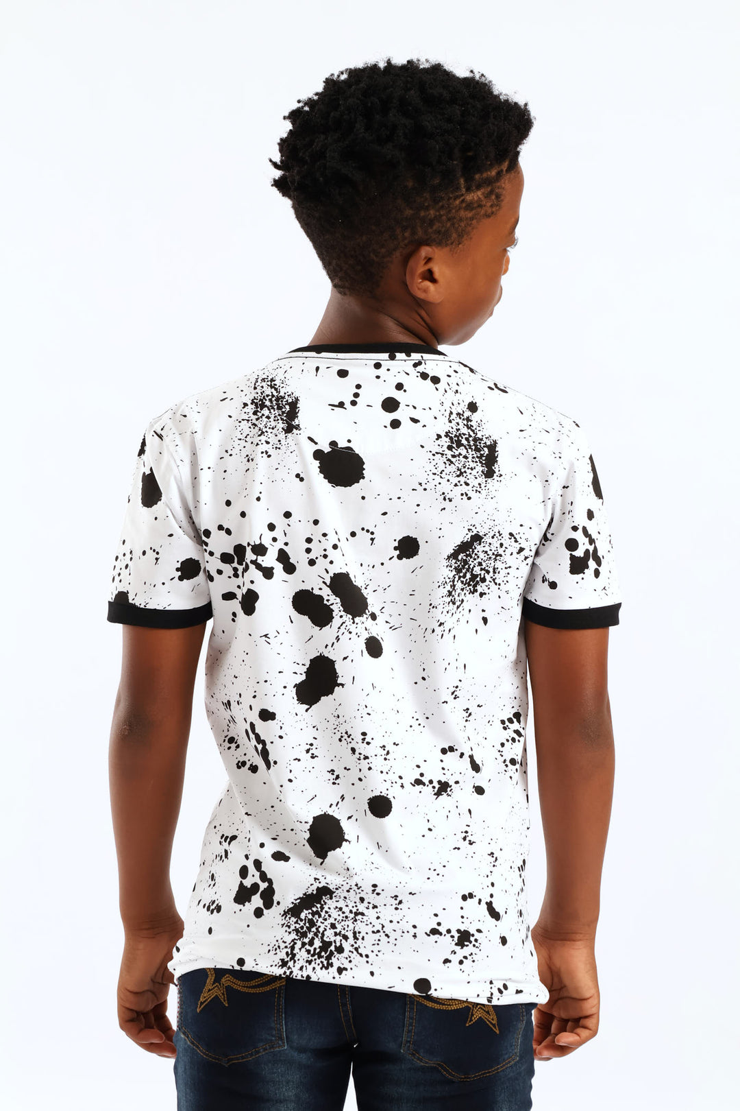 Boys Skill Print T-Shirt - White