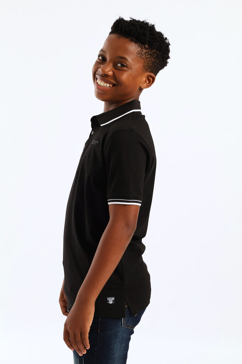 Boys Namor Golfer - Black
