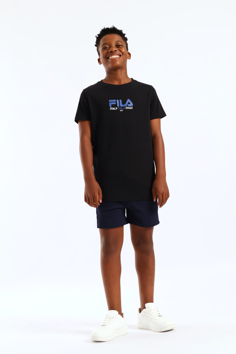 Boys Monte T-Shirt - Black