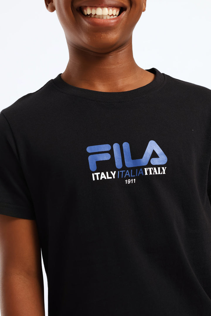 Boys Monte T-Shirt - Black