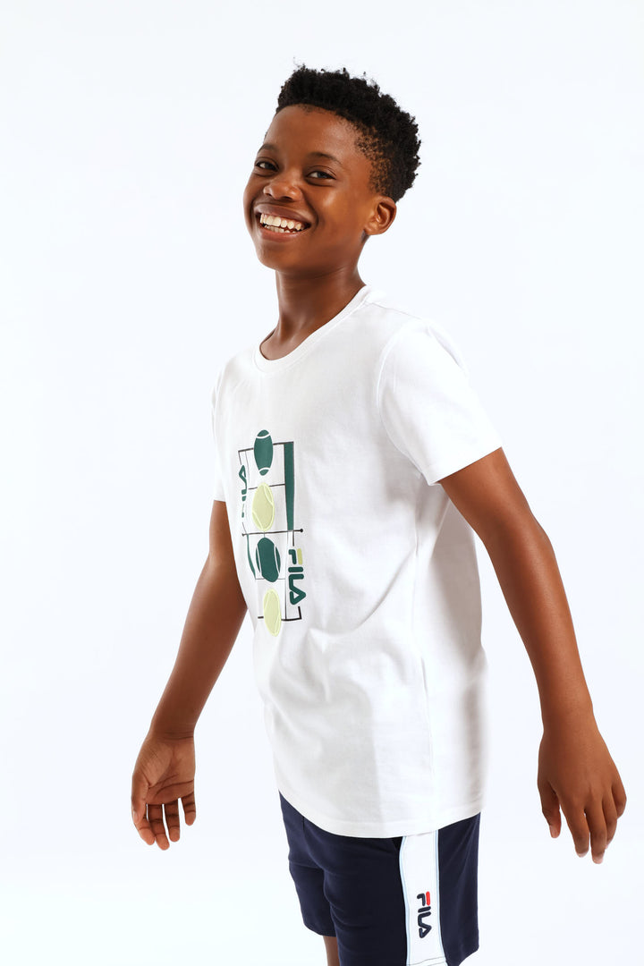 Boys Fabiano T-Shirt - White