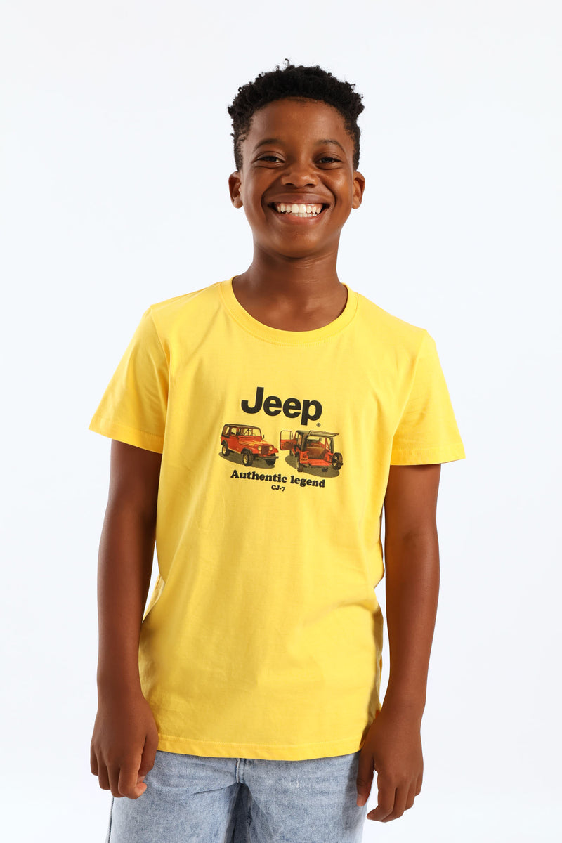 Boys Graphic Tee - Yellow
