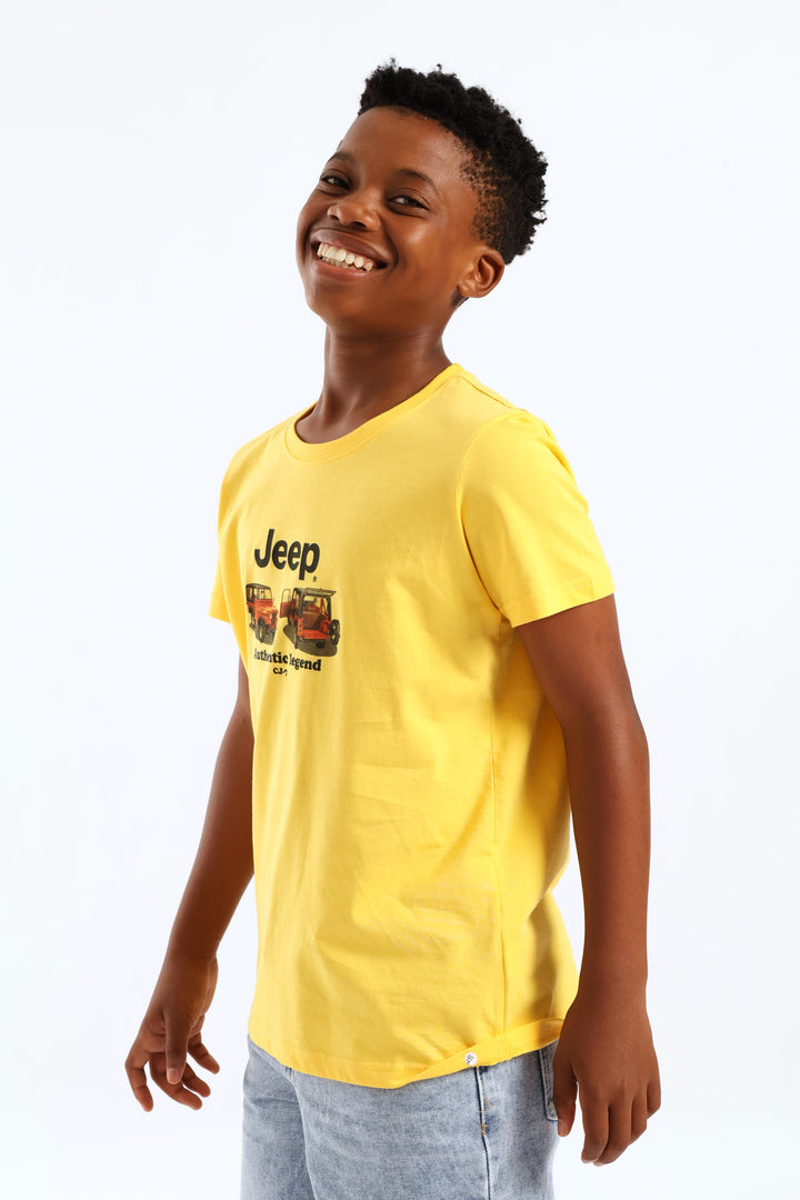 Boys Graphic Tee - Yellow