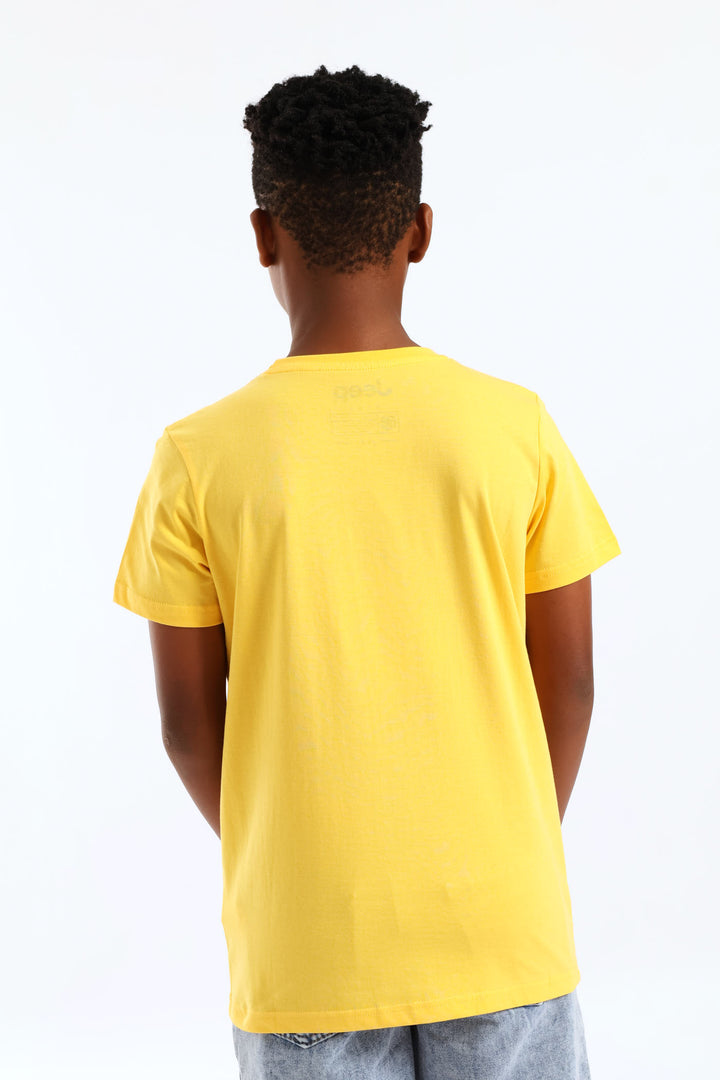 Boys Graphic Tee - Yellow