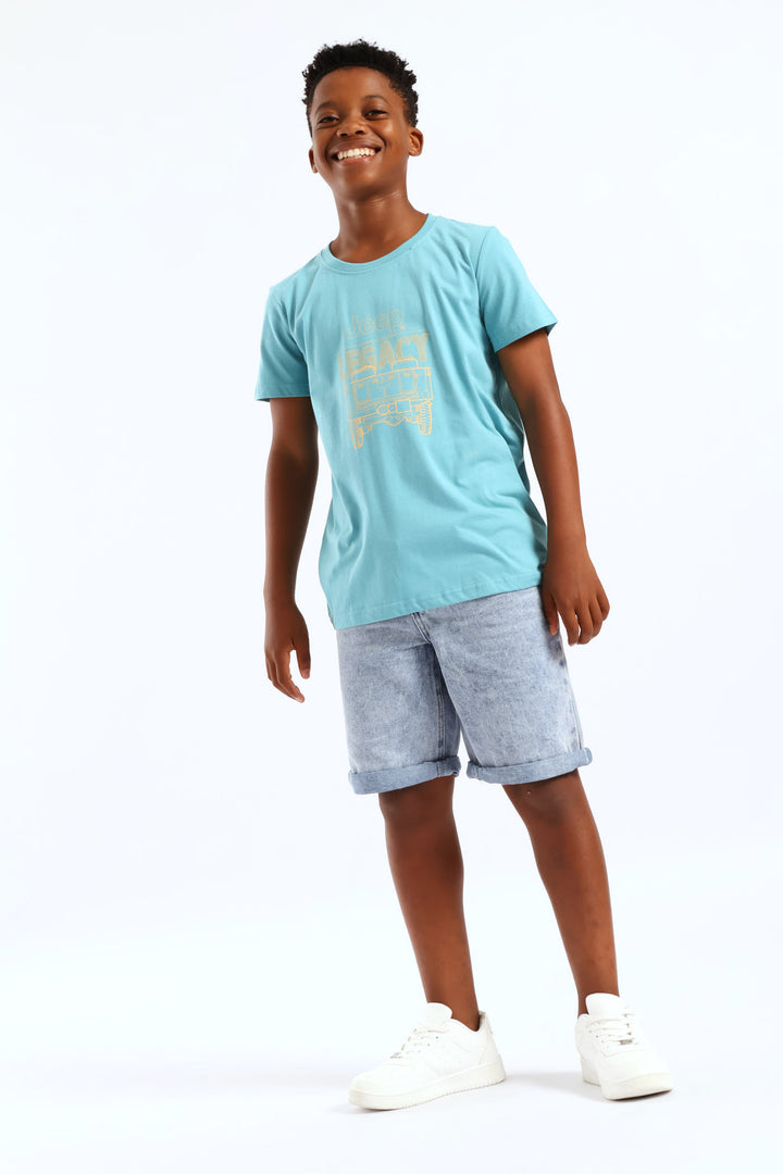 Boys Legacy Tee - Blue