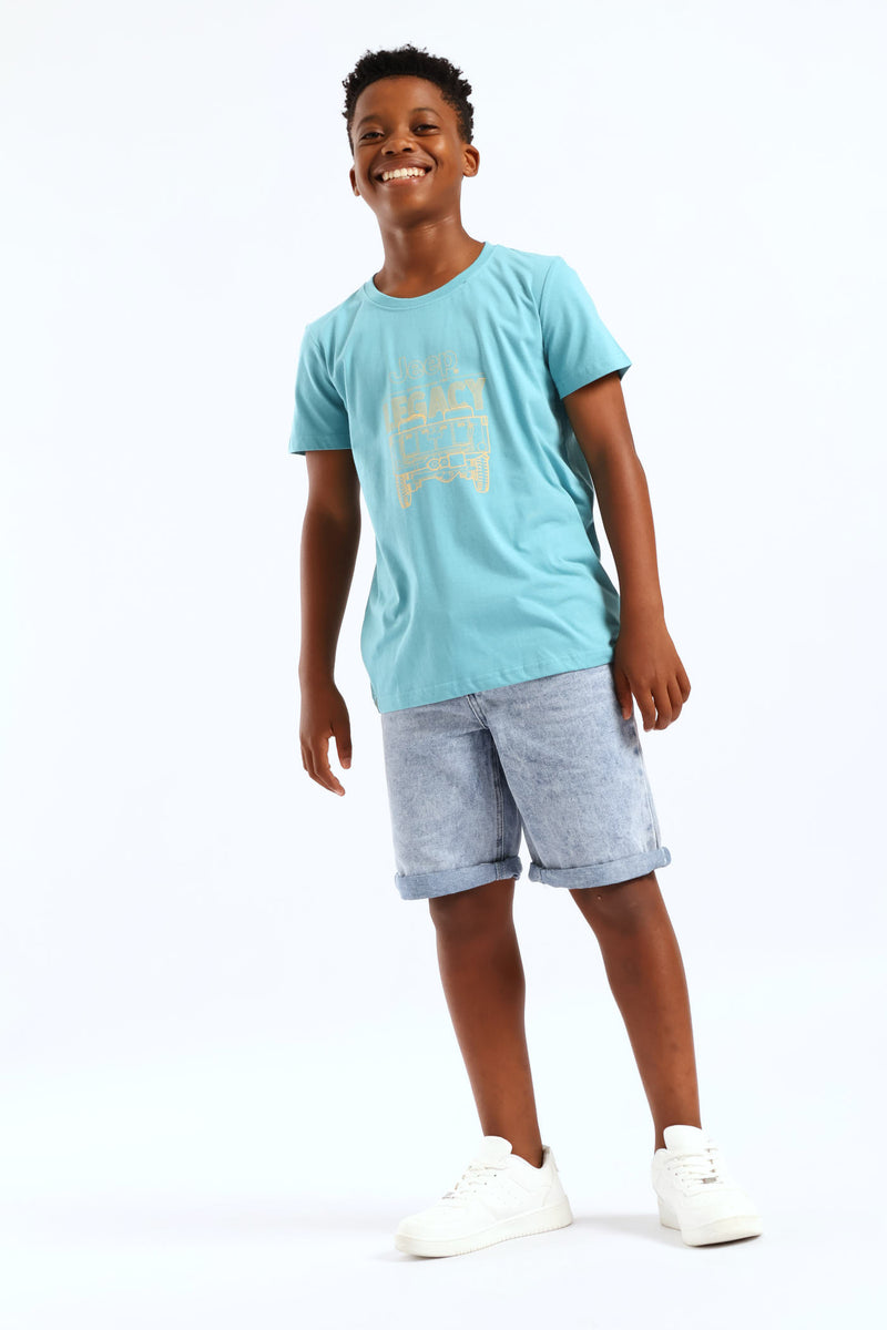Boys Legacy Tee - Blue