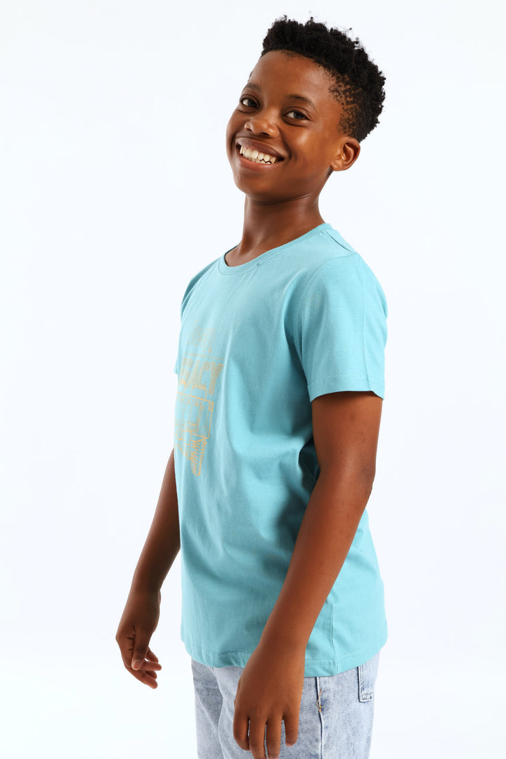 Boys Legacy Tee - Blue