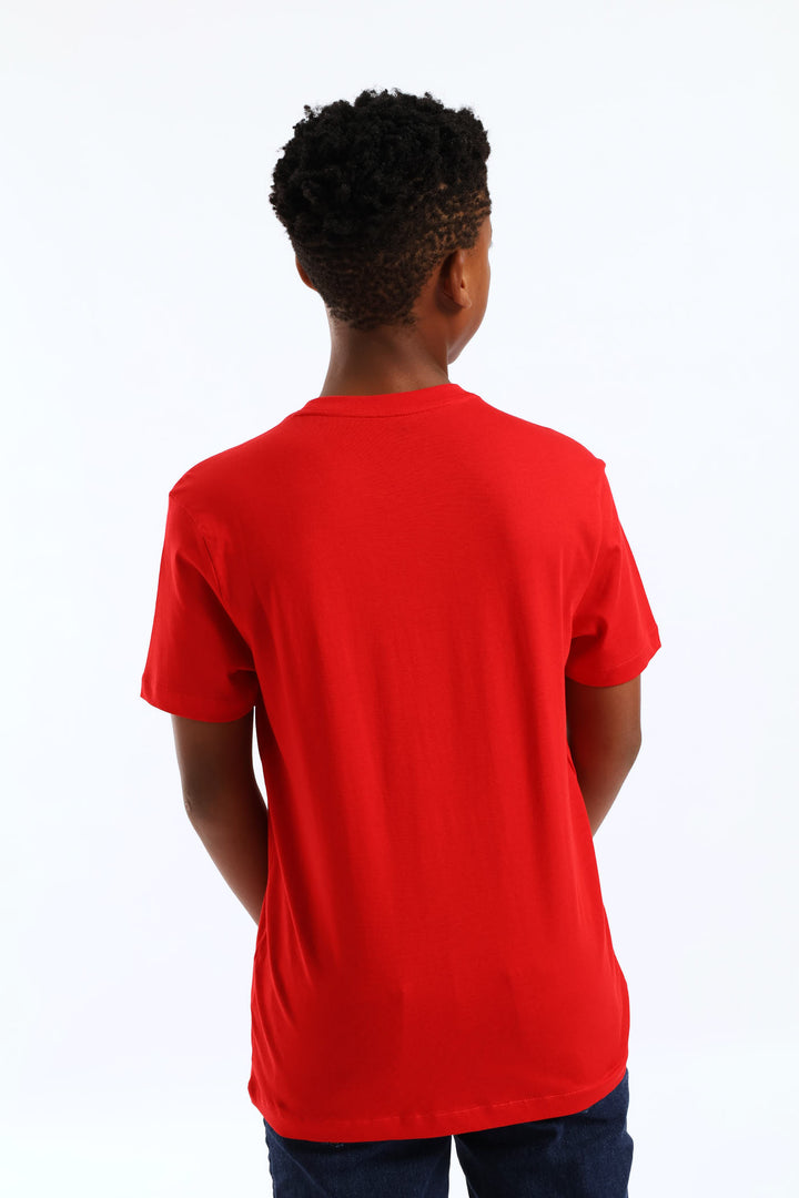 Boys Austin Classic T-Shirt - Red