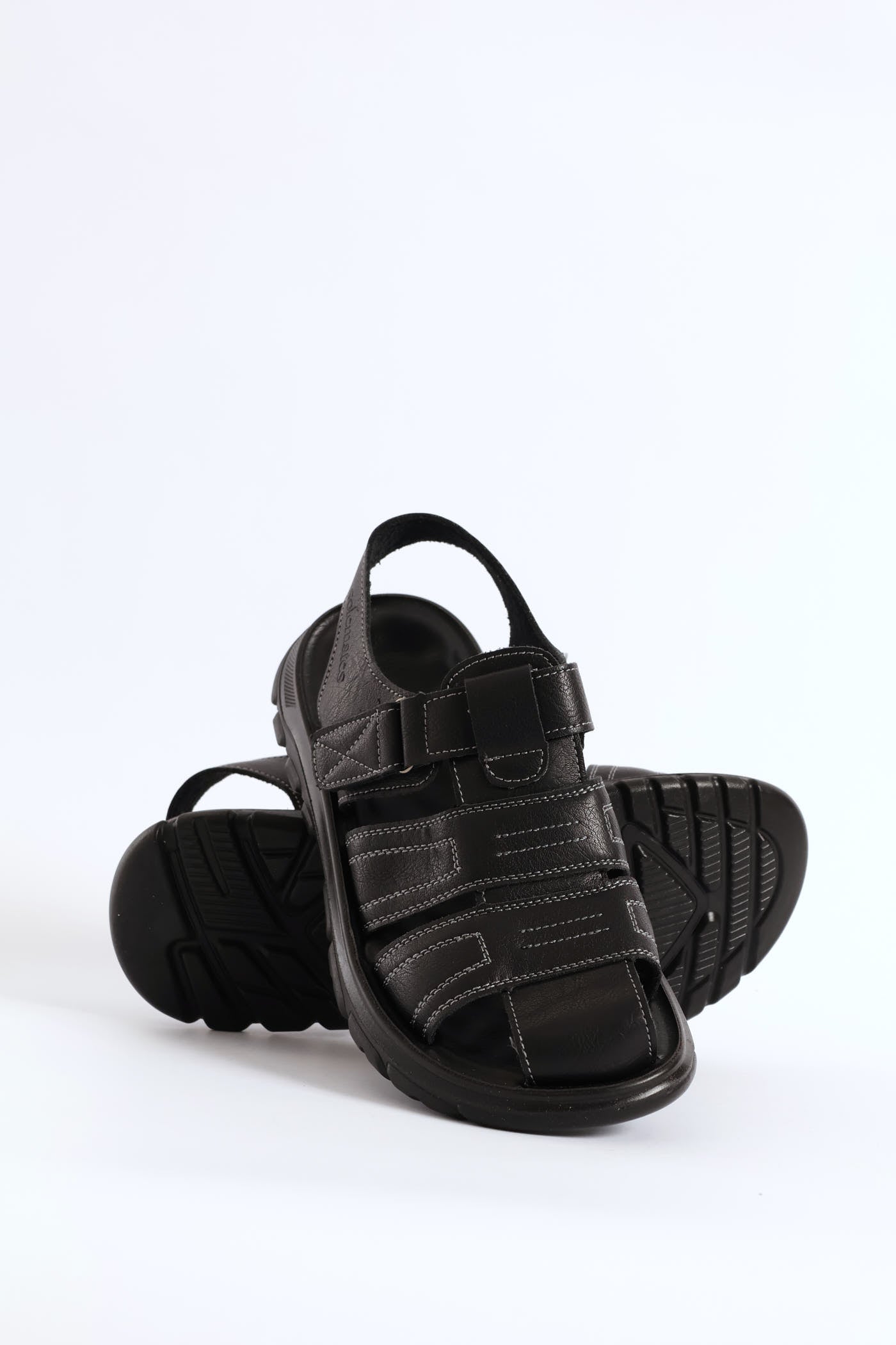 Mens Charlie Adventure Sandal - Black – Edgars