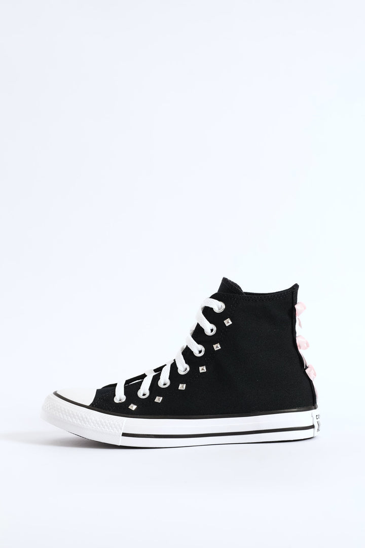 Chuck Taylor All Star Bows & Studs Sneaker - Black