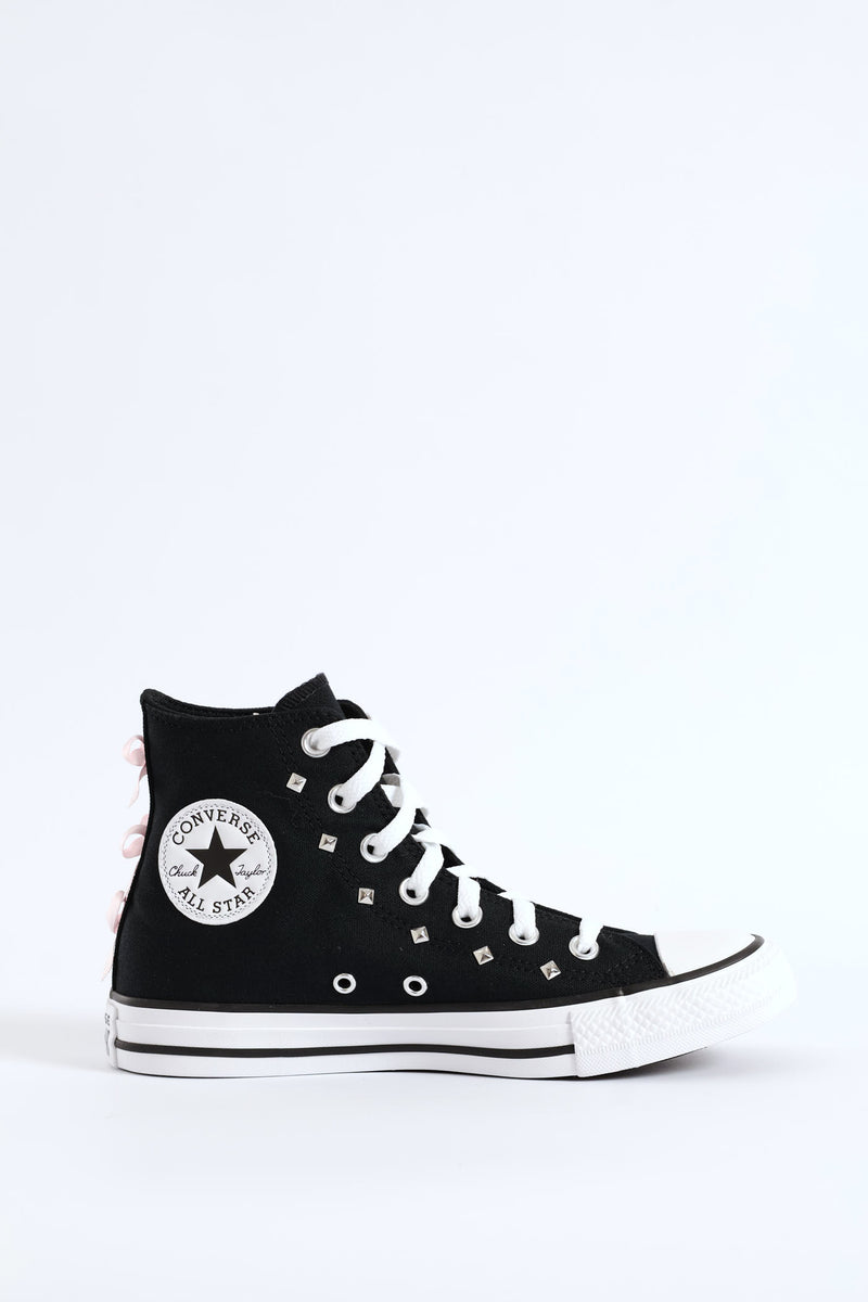 Chuck Taylor All Star Bows & Studs Sneaker - Black