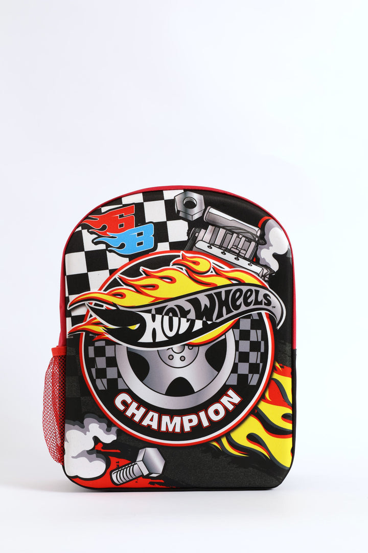 Pre-Boys Hot Wheels Debossed Backpack - Multi