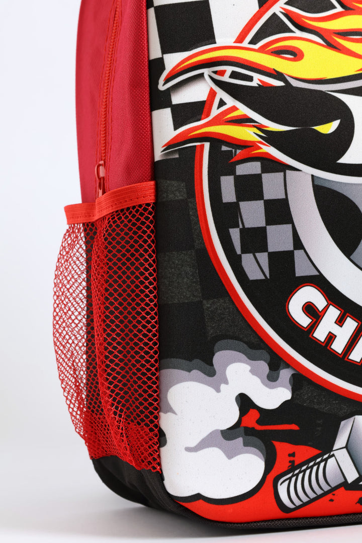 Pre-Boys Hot Wheels Debossed Backpack - Multi