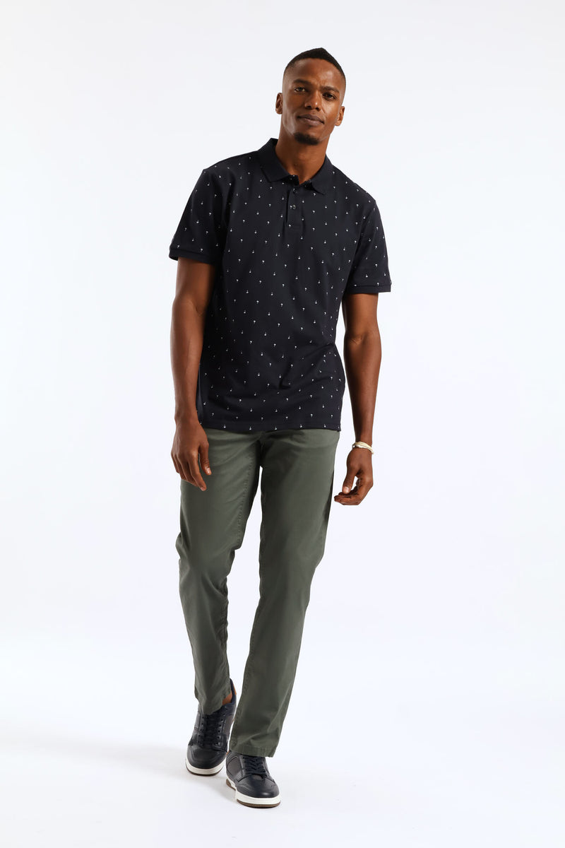 5 Pocket Chino Trouser - Fatigue