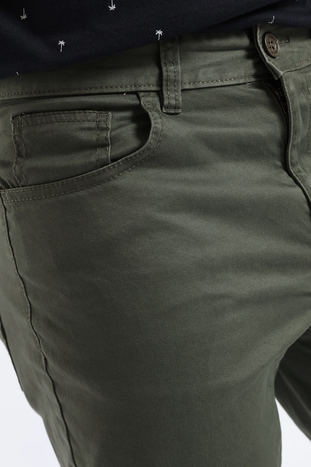 5 Pocket Chino Trouser - Fatigue