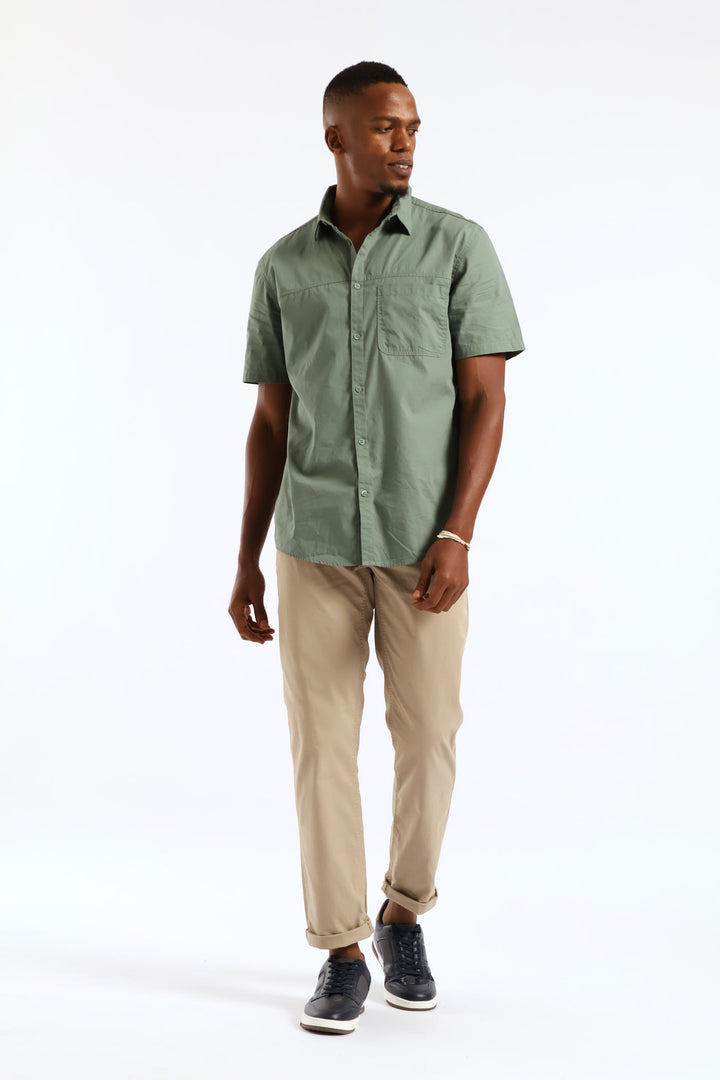 5 Pocket Chino Trouser - Stone