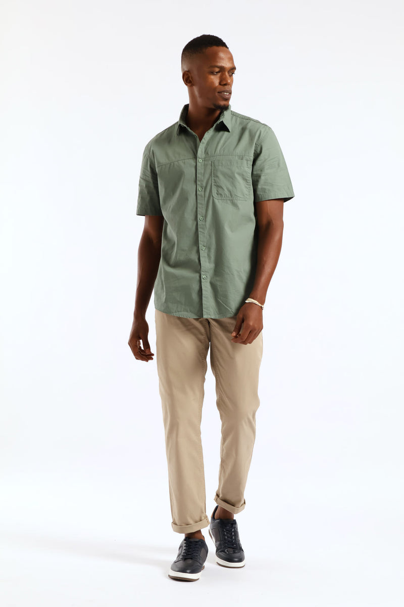 5 Pocket Chino Trouser - Stone
