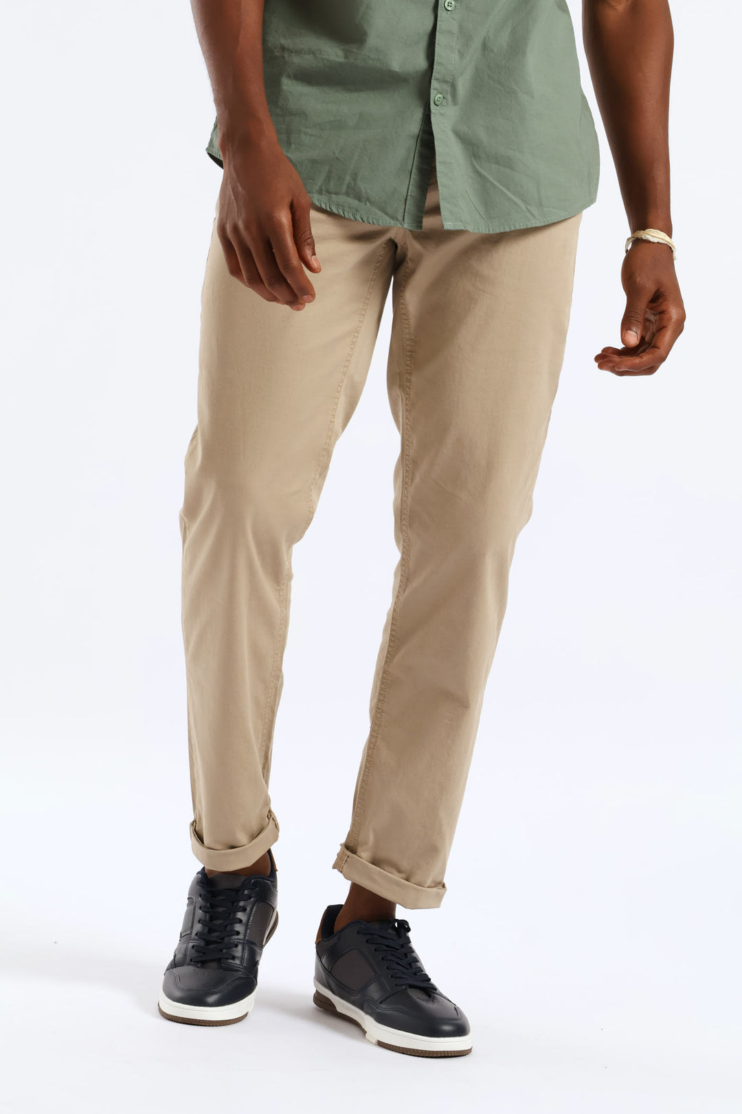 5 Pocket Chino Trouser - Stone