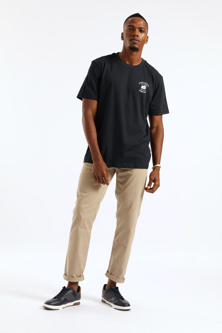 Eagle Front & Back Tee - Navy