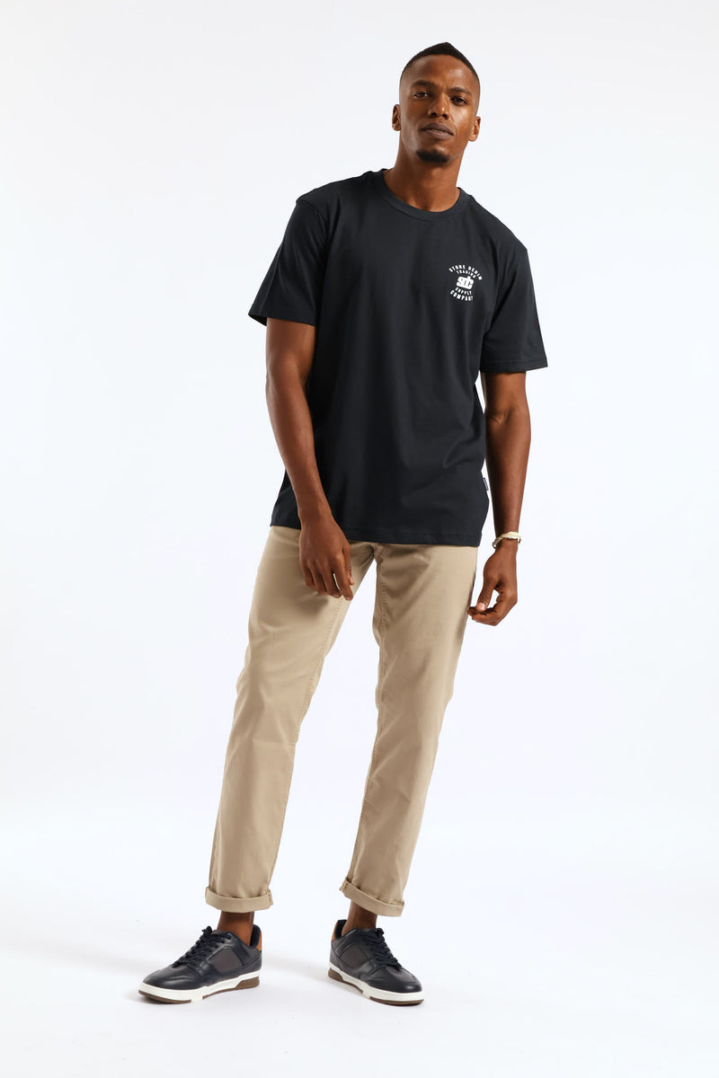 Eagle Front & Back Tee - Navy