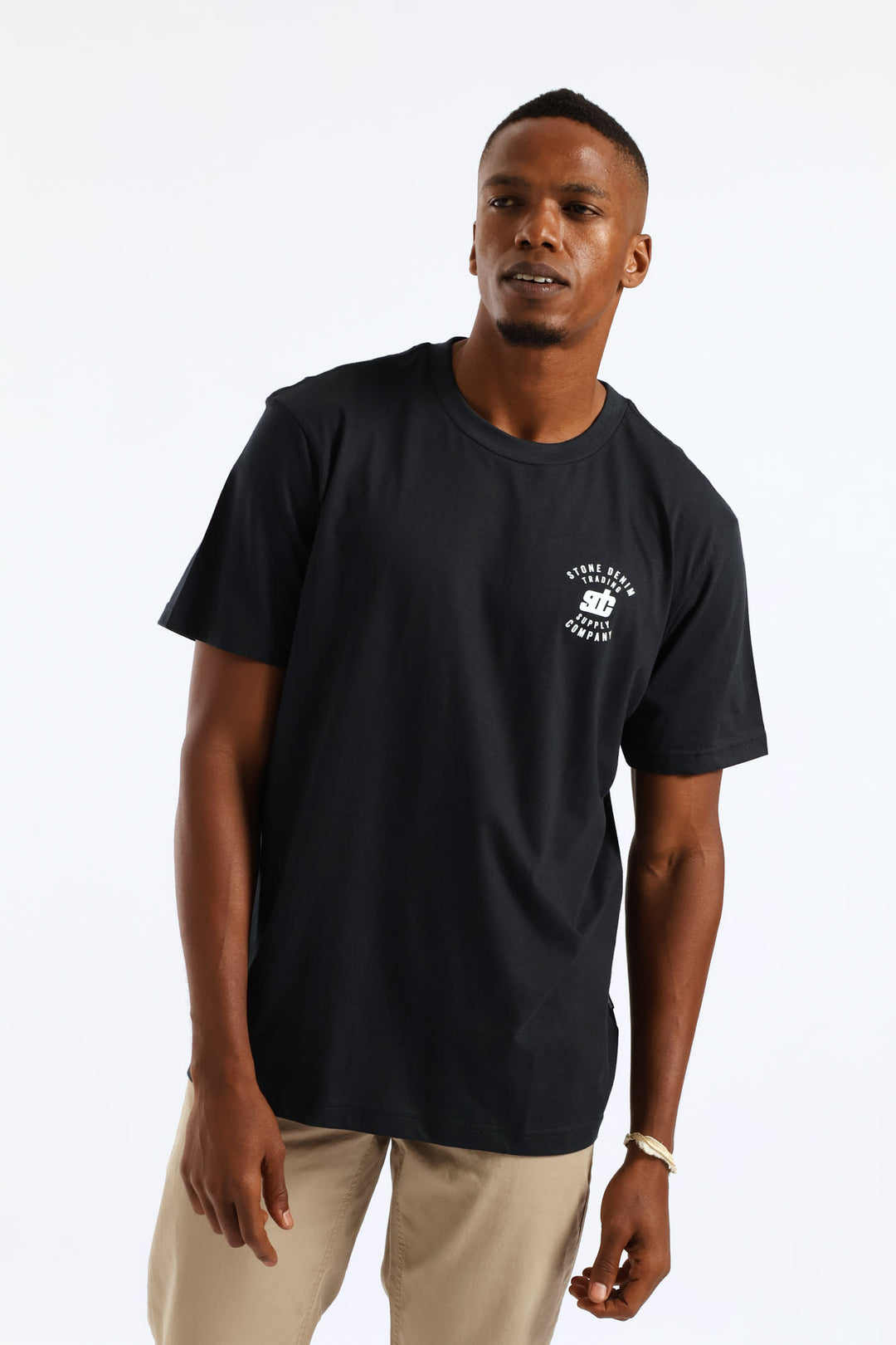 Eagle Front & Back Tee - Navy