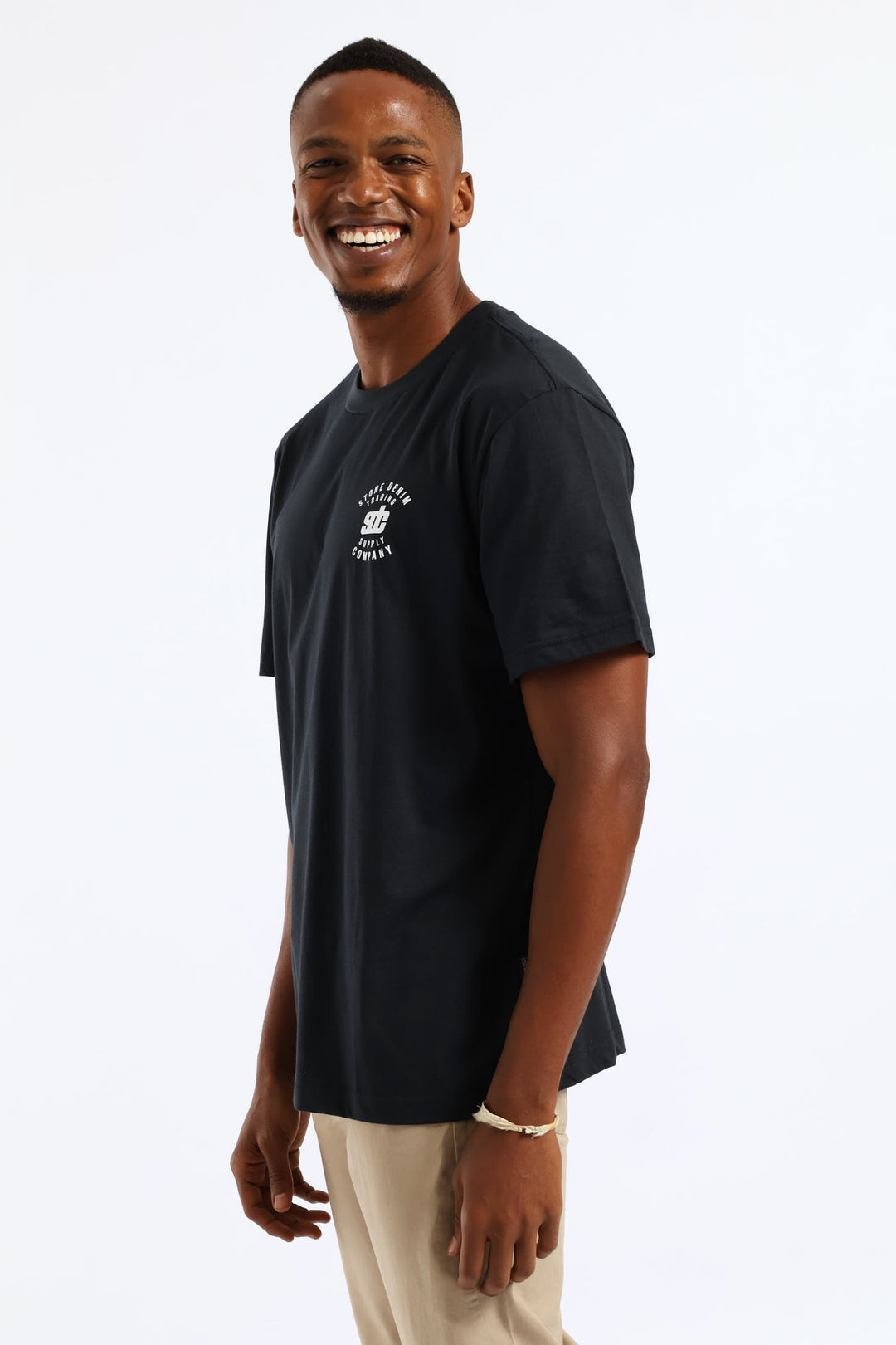 Eagle Front & Back Tee - Navy