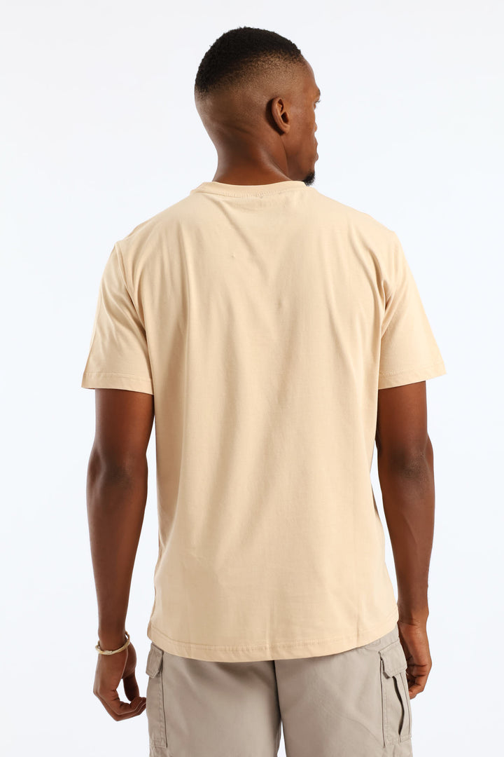Fashion Car Graphic Tee - Khaki