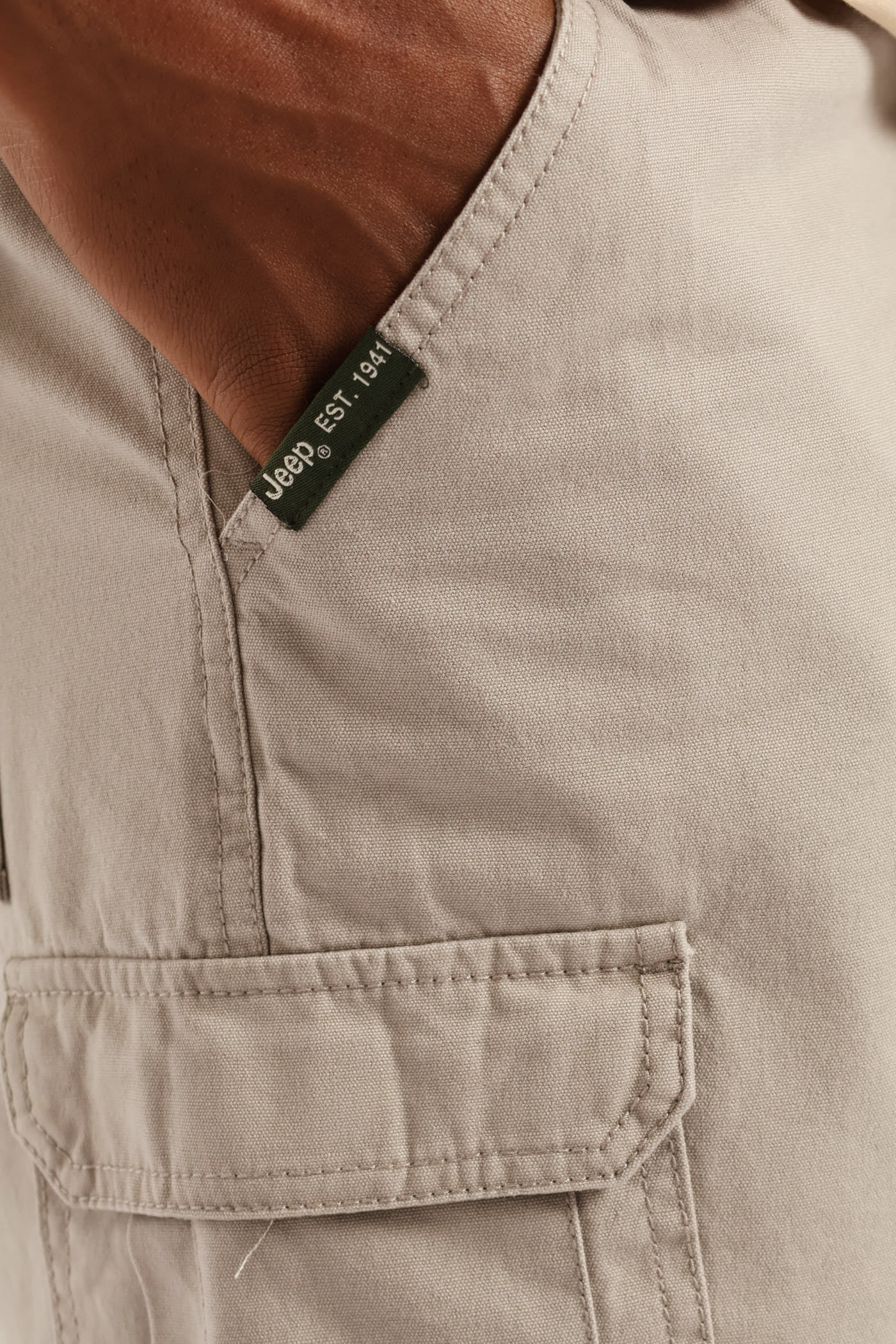 Mens 21cm Mountain Man Short - Khaki – Edgars